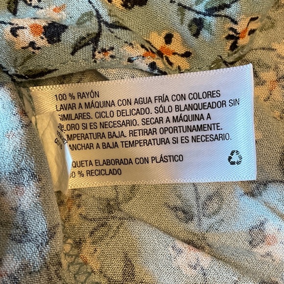 Xhilaration Blue Floral Midi Dress - Picture 10 of 11